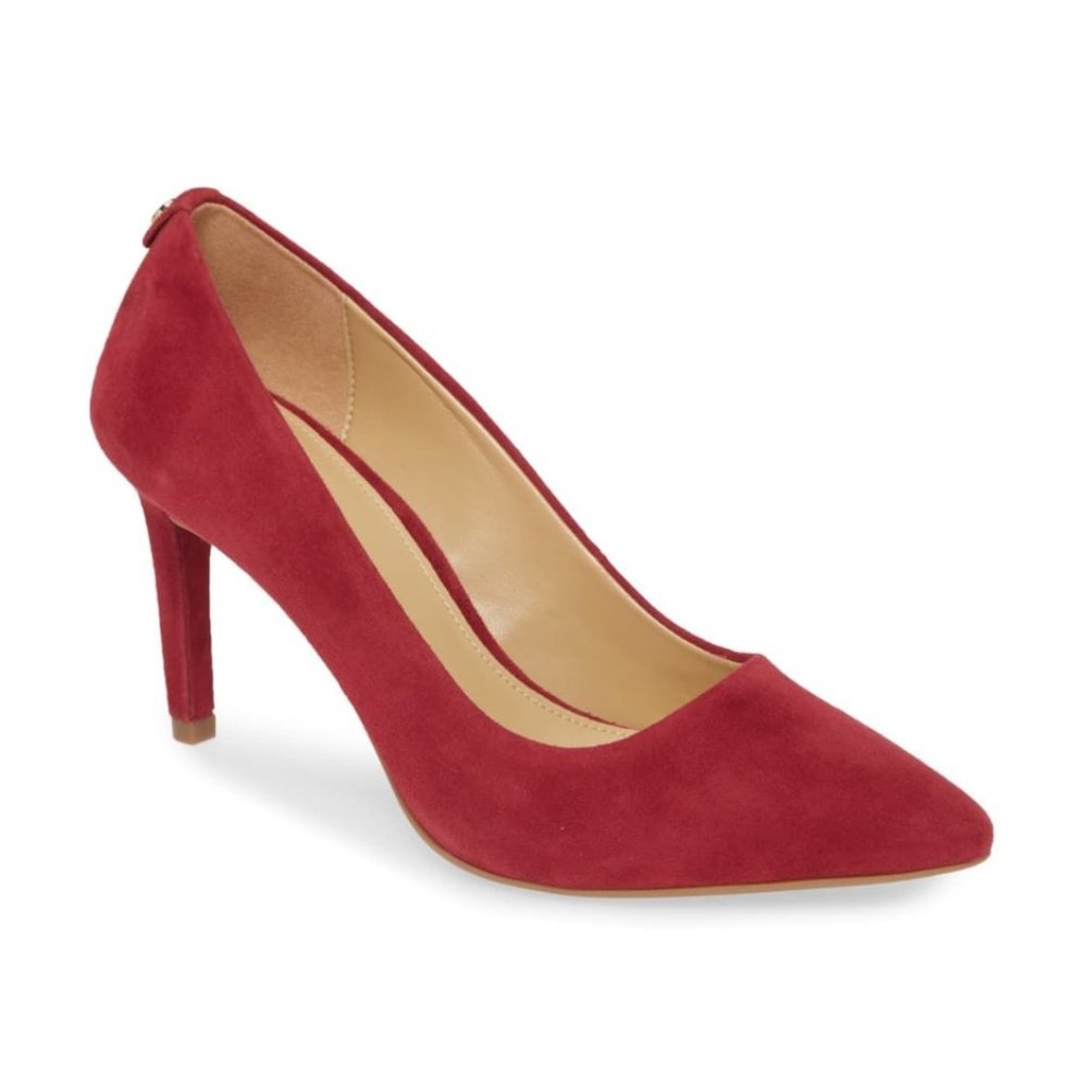 Michael Kors Suede Dorothy Flex Pumps - Size 8